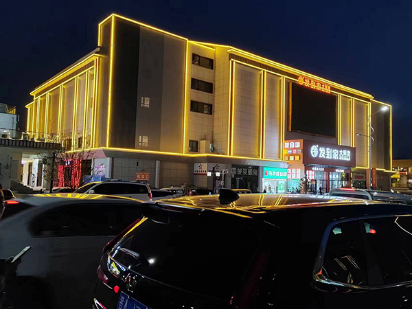 察布查尔楼体亮化